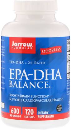Jarrow Formulas EPA-DHA Balance, 120 Softgels