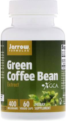 Jarrow Formulas Green Coffee Bean Extract, 400 mg, 60 Veggie Caps