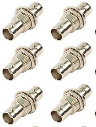 Thej Tech Solutions BNC Female to Female Coupler Panel Mount Connector Joiner Adapter Connectors Female BNC Wire Connector