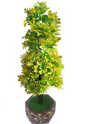 KAYKON Artificial Plant Tree For Home Decoration- 14 inch/35cm Bonsai Wild Artificial Plant  with Pot