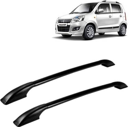 VOCADO Exclusive Car Stylish Drill free Roof Rails Black For Maruti Wagon-R Car Beading Roll For Bumper, Grill and Garnish Cover, Window