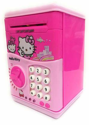 KIDACIOUS Mini Piggy Bank Simulation ATM Bank Money Saving Box Coin Bank