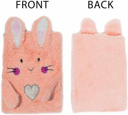 INAAYA Cartoon Fur Notebook Regular Diary Cartoon 100 Pages