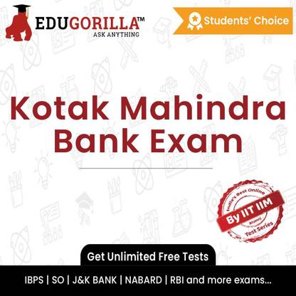 EduGorilla Kotak Mahindra Bank Exam