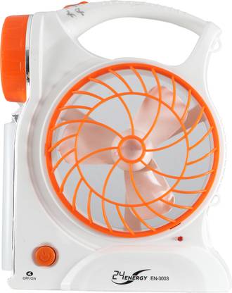 UnV Rechargeable Table Fan with Torch and Light 6 hrs Lantern Emergency Light