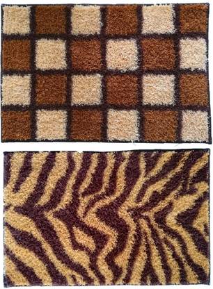 athom TRENDZ Polyester Bathroom Mat