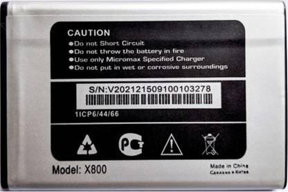 mobi com Mobile Battery For  MICROMAX X-800 ( 1800 MAH )