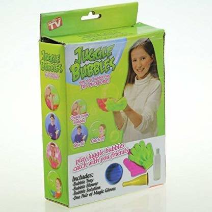 juggle bubbles Activity Kit Bubble Maker Refill Solution Bouncing Bubble Game Toy Bubble Maker