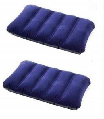 Pozet Air Solid Travel Pillow Pack of 2