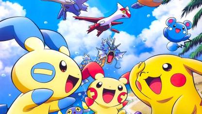 Athah Anime Pokémon Azurill Pelipper Latios Latias Pikachu Plusle Minun Gyarados Chinchou 13*19 inches Wall Poster Matte Finish Paper Print