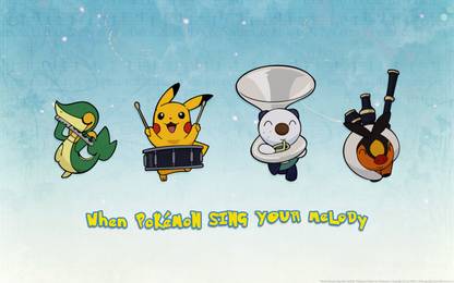 Athah Anime Pokémon Pikachu Oshawott Tepig Snivy 13*19 inches Wall Poster Matte Finish Paper Print