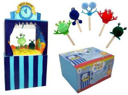 King Joker MISTER MAKER DOODLE DRAWERS (Mister Maker 3D Allien Puppet Hand Puppets
