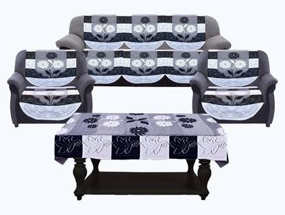 A CUBE LUXURY SOLUTIONS CUBE-1138-BLACK 16 pc Sofa Cover Sofa Fabric