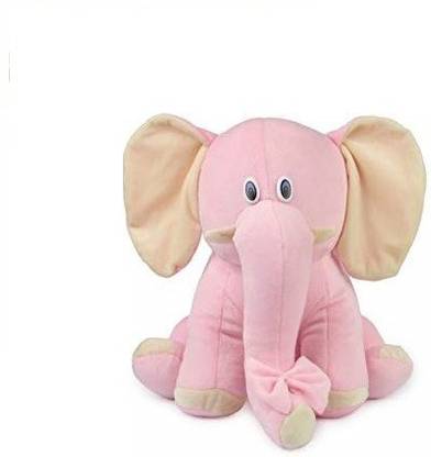 GIFT Elephant with Baby Cuddles Soft Toy 20 CM PINK  - 20 cm