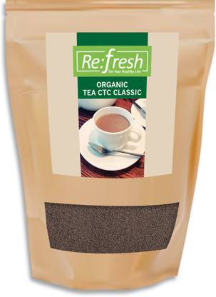 Refresh Organic Tea Ctc Classic 250 Gm Unflavoured Tea Pouch