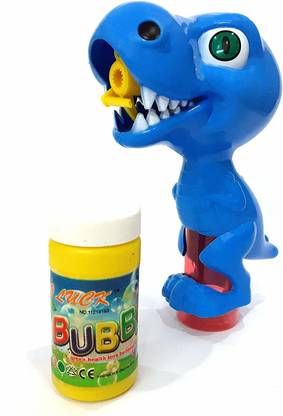 Webby Dinosaur Bubble Make Machine Toy with Bubble Solution Toy Bubble Maker