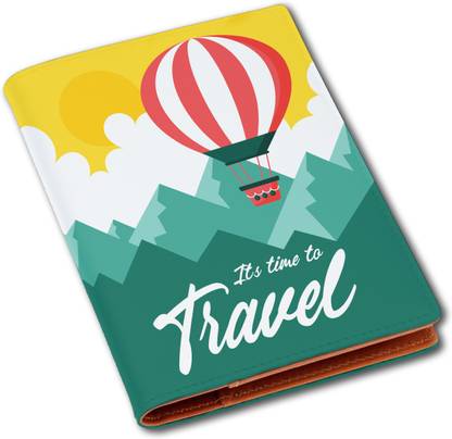 GRAPHICGIFT PU Leather Compact Passport Cover/Holder(Multi-Colour)