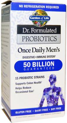 Garden Of Life Probiotics, Once Daily's Men's, 30 Veggie Caps
