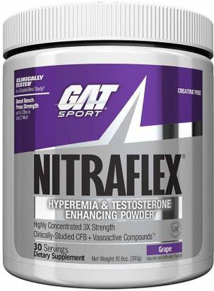 GAT Nitraflex, 30 Serving, Grape (Fresh Stock)