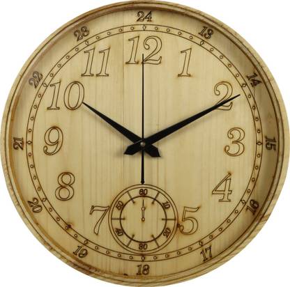 bites flora Analog 31.625 cm X 31.625 cm Wall Clock