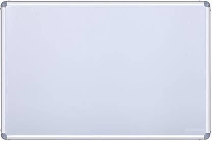 Universal Non Magnetic Melamine 1.5X2 Ft Non-Magnetic Kunj Whiteboard | Green Chalk Board Surface On Back Side | Sliding Hanging Clips with Robust Aluminium Frame Finishing Whiteboards