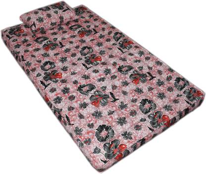 Bhooom Kapok ilavam Panju Maroon 7 inch Single Fiber Mattress