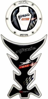 S.R Grafix 160 4v Black Bike Tank Pad