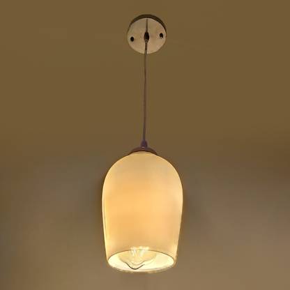 PR Prashant Ceiling Fancy Round Hanging Pendant Light (White) Pendant Lamp Ceiling Lamp