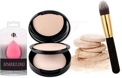 Sparkling Sponge Puff, Mac Powder Compact, Make Up Brush