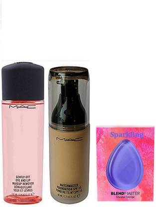 Sparkling Silicon Puff, Mac Matchmaster Foundation
