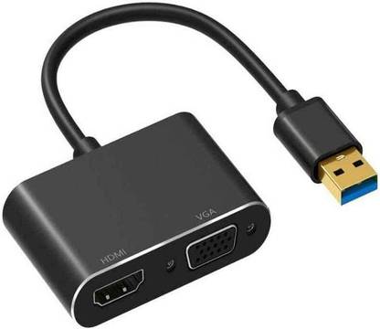 Tobo HDMI Adapter 1 A 0.05 m USB 3.0 to VGA Adapter Dual Output,USB to TD-771UG