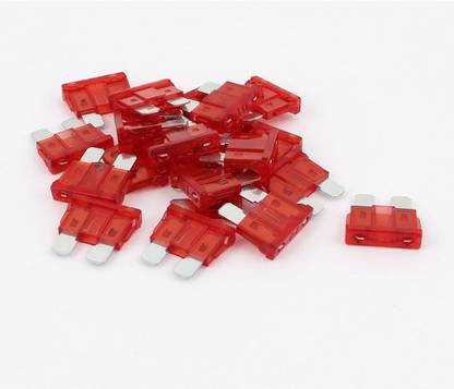 PBROS 20 Pieces Mini Blade Fuse -10 AMP(Pack of 20) Electrical Fuse