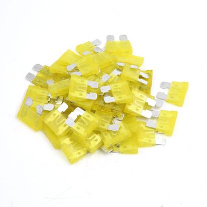 PBROS 20 Pieces Mini Blade Fuse -20 AMP 20 Pieces Mini Blade Fuse -20 AMP(Pack of 20) Electrical Fuse