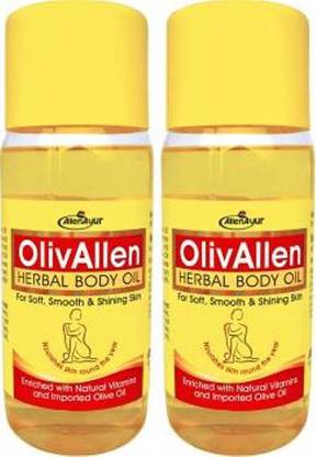 Allen Ayur OLIVALLEN Body Oil (450ml x 2)