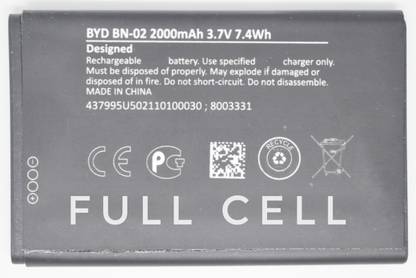 FULL CELL Mobile Battery For  Nokia XL Dual SIm RM-1030 RM-1042 ( BYD BN-02 )