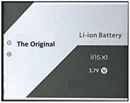 The original Mobile Battery For  Lava IRIS X1