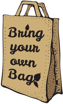 bring your own bag sticker poster Paper Print