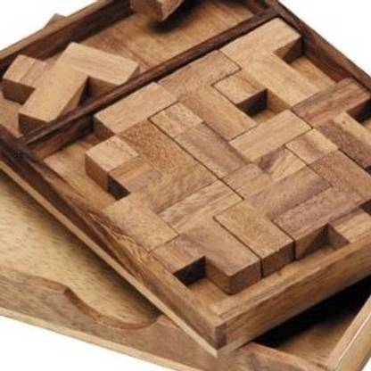 Winshare Puzzles and Games 11 F'S Puzzle - Wooden Brain Teaser Puzzle