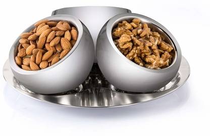 Wonder World ™ Candy Bowl with Tray Set of 4 Pcs Bowl, Tray Serving Set