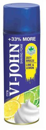 VI-JOHN SHAVING FOAM LIME & LEMON 400 gm