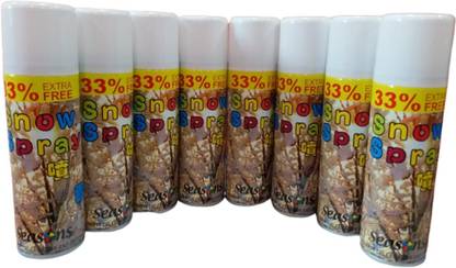seasons Snow Spray (Set 0f 8) (33%Extra Foam) Party celebration Snow Spray