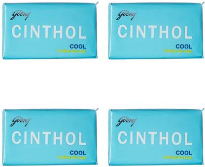 CINTHOL Cool Menthol + Active Deo Soap Epic 125G (Pack of 4 )