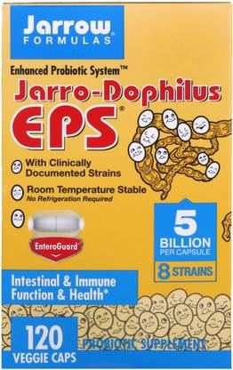 Jarrow Formulas Jarro-Dophilus EPS, 5 Billion, 120 Veggie Caps