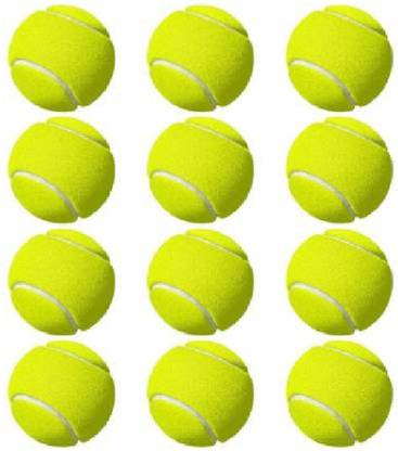 HACKERX green tennis balls Tennis Ball pack of 12 Tennis Ball