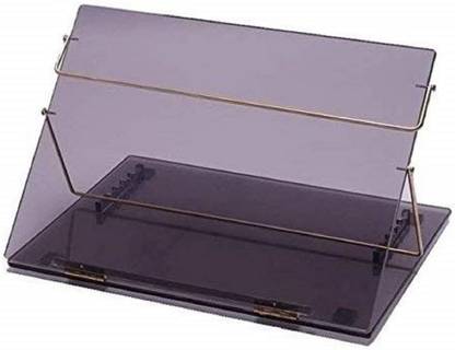 CARIZO 2 Compartments Virgin Polystyrene, Brass Table Top Elevator Writing Desk