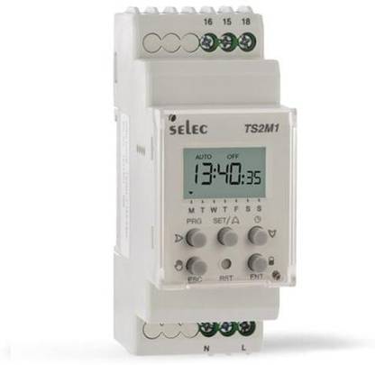 Selec TS2M1-1-16A-230V Programmable Electronic Timer Switch