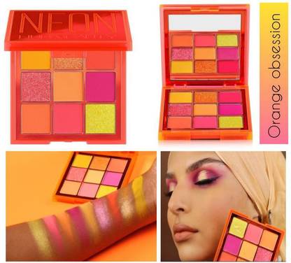 Huda Beauty FANF NEW MINI NEON OBSESSION GLITTER EYESHADOW PALETTE 5 g