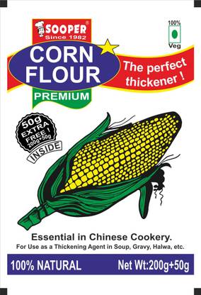 SOOPER CORN FLOUR 200g +50g