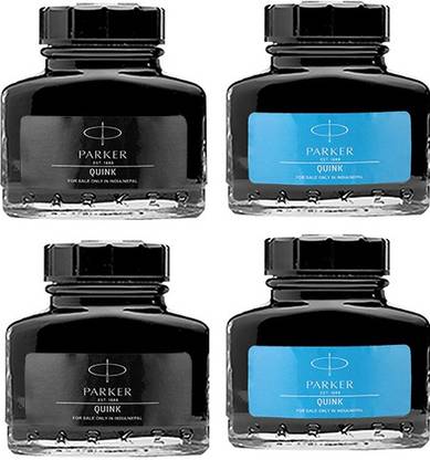 PARKER Quink Blue & Black Ink Bottle Ink Bottle