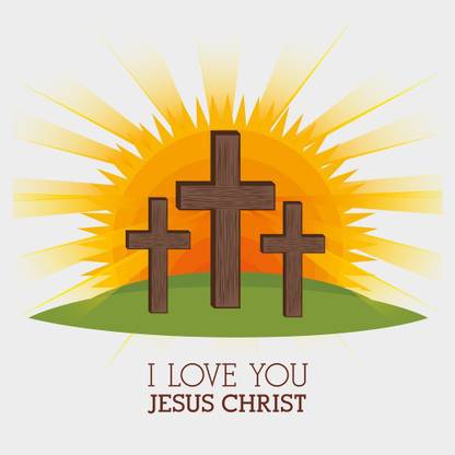 3 croses |god poster|christian god poster|jesus poster Paper Print